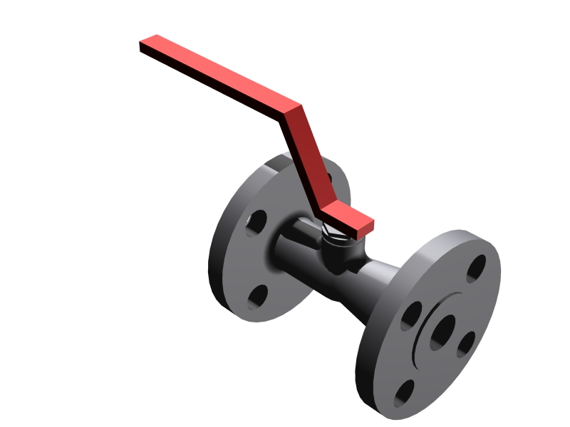 Ball Valve  0.3/4'' - 150#  Flanged - 1 piece body::