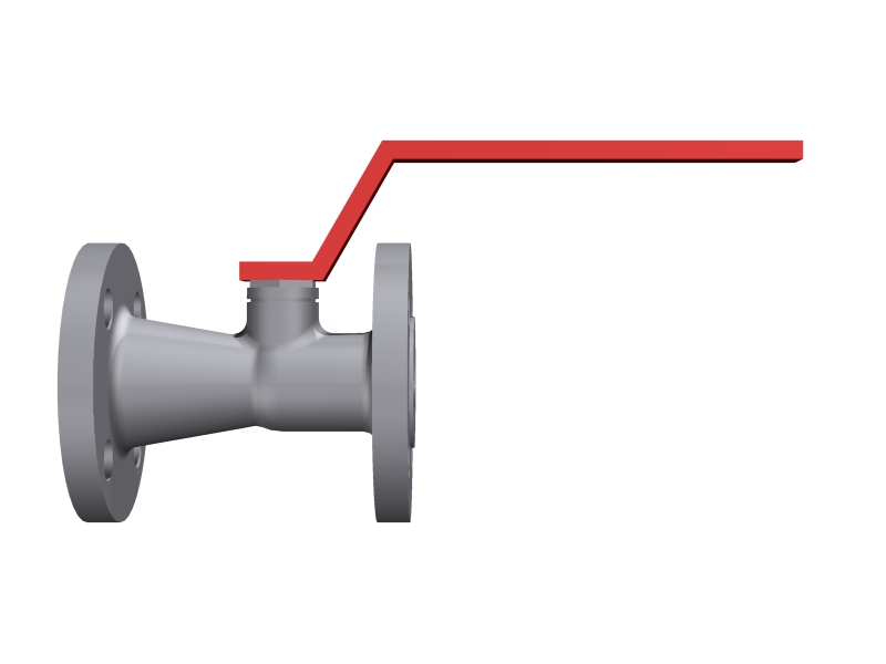 Ball Valve  1'' - 150#  Flanged - 1 piece body::