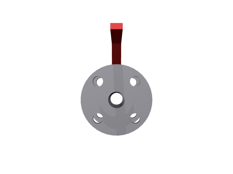 Ball Valve  1'' - 150#  Flanged - 1 piece body::