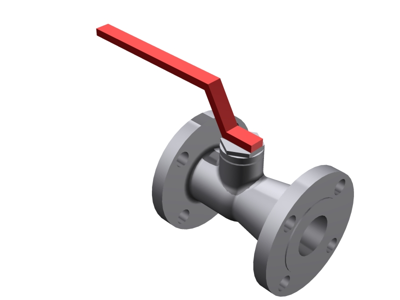 Ball Valve  2'' - 150#  Flanged - 1 piece body::