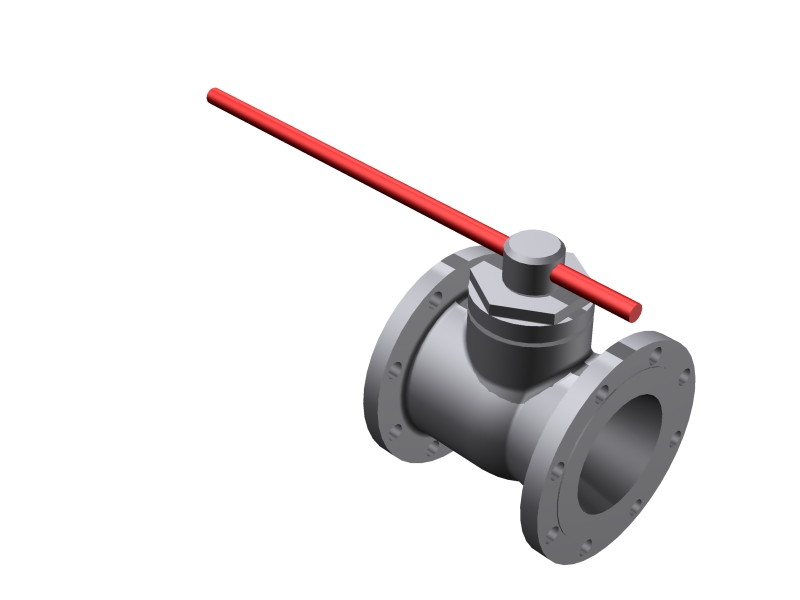 Ball Valve  6'' - 150#  Flanged - 1 piece body::
