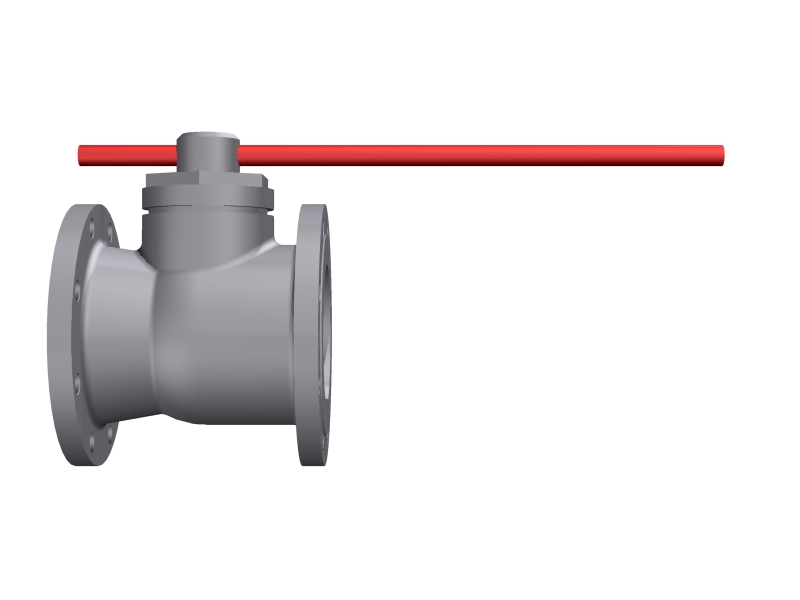 Ball Valve  6'' - 150#  Flanged - 1 piece body::