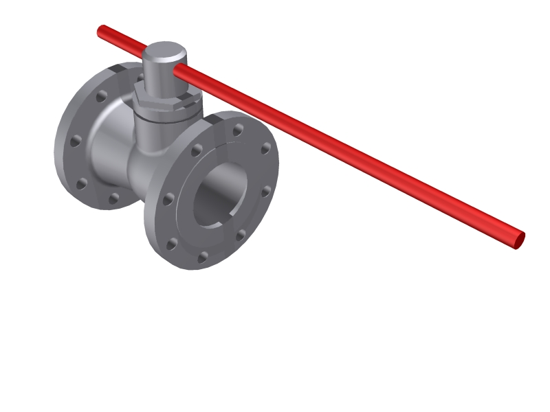Ball Valve  4'' - 150#  Flanged - 1 piece body::