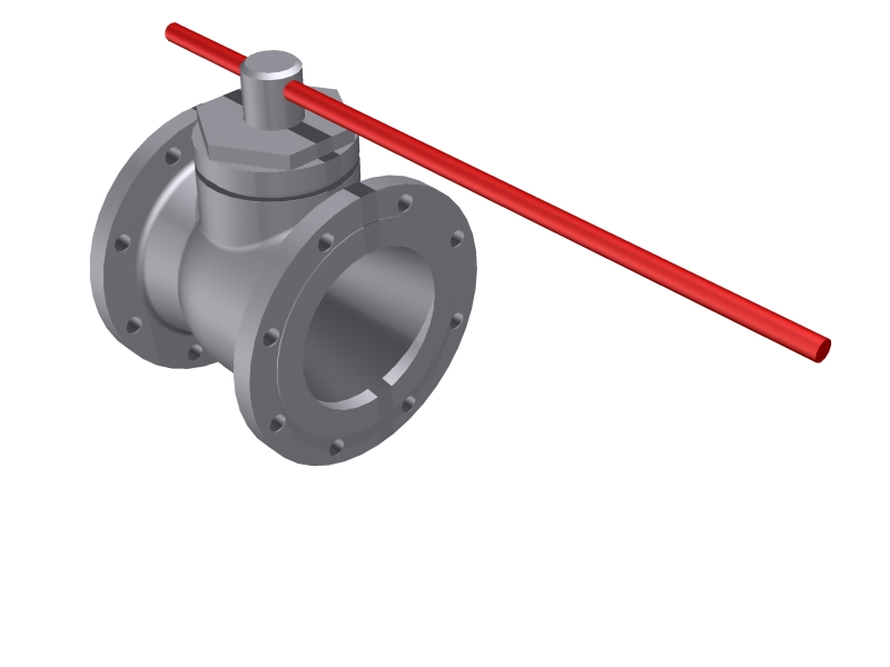 Ball Valve  8'' - 150#  Flanged - 1 piece body::