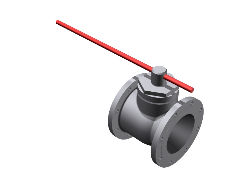 Ball Valve  8'' - 150#  Flanged - 1 piece body::