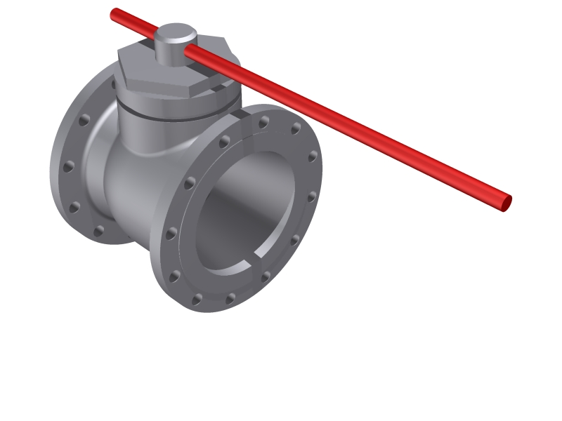 Ball Valve  10'' - 150#  Flanged - 1 piece body::