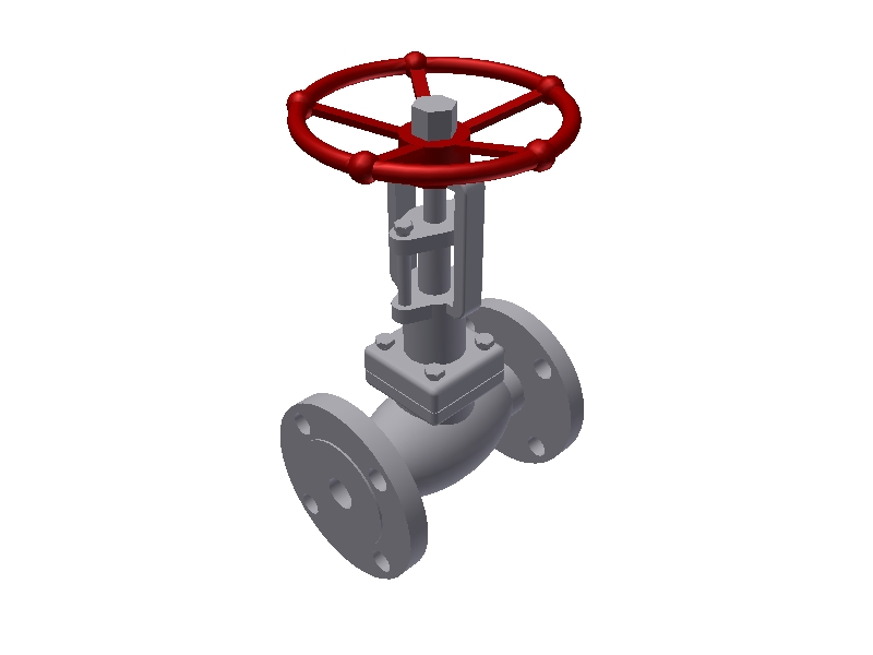 DHV Forged Steel Gate Valves 2'' class 300::