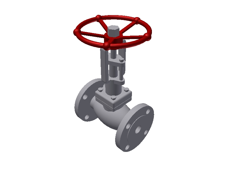 DHV Forged Steel Gate Valves 2'' class 300::