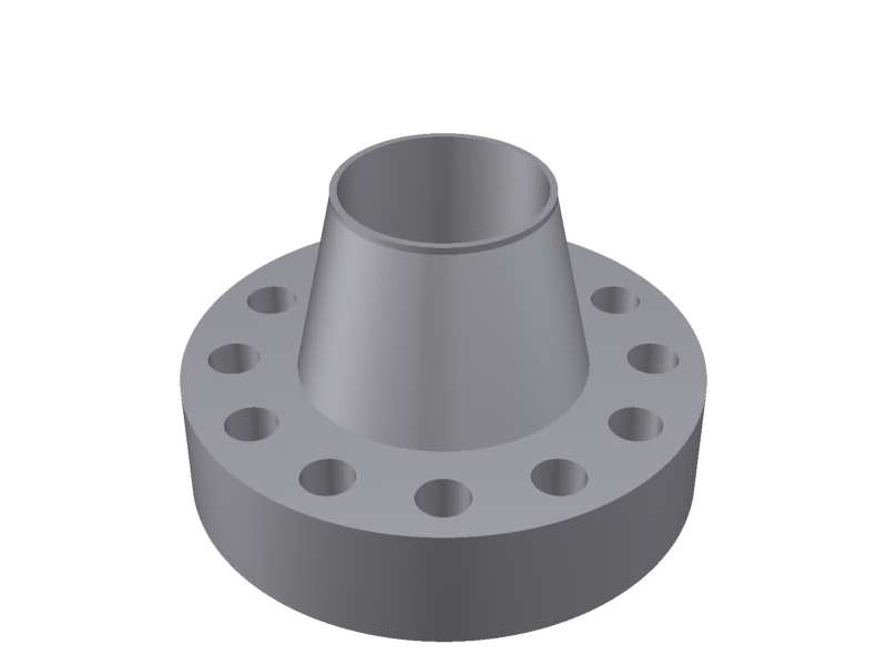 WN Flange  12'' - 2500# - bore: Sch. STD::