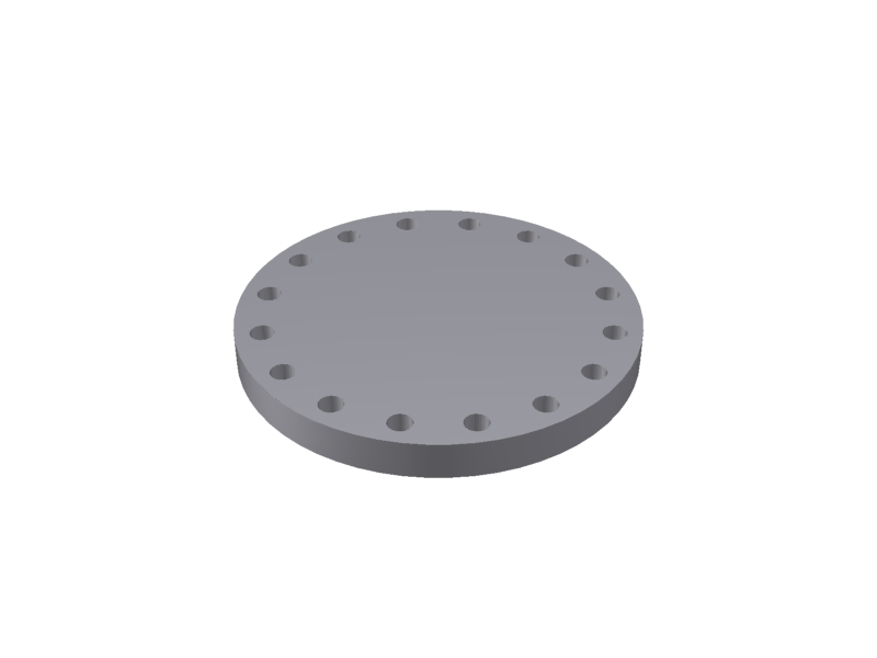 BLIND FLANGE  12'' - 300#::