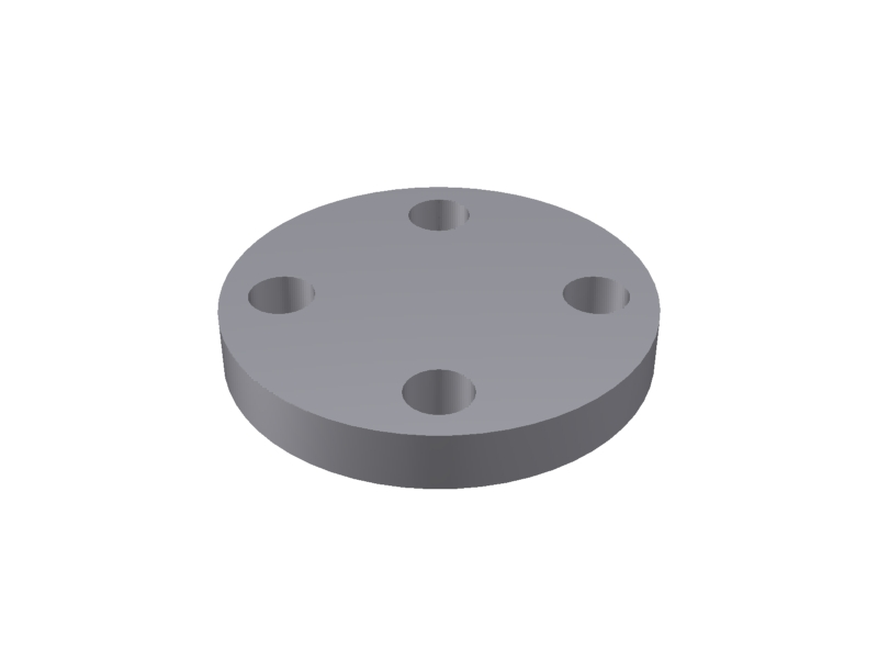BLIND FLANGE 0.3/4'' - 600#::