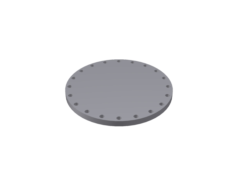 BLIND FLANGE  24'' - 150#::
