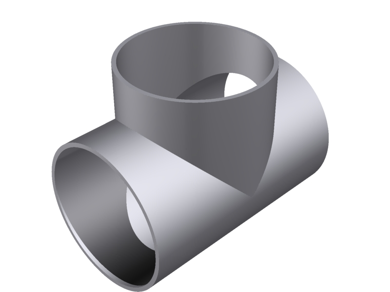 STRAIGTH TEE 10'' Sch. STD B.W.::