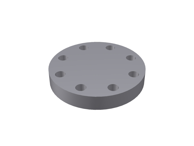 Blind Flange 4'' - 900#::
