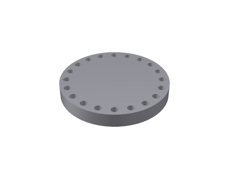 Blind Flange 18'' - 900#::