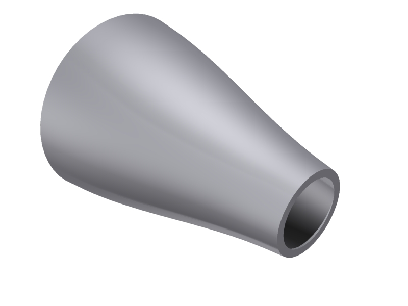 CONCENTRIC REDUCER 2.1/2'' x 1'' - Sch. STD B.W.::