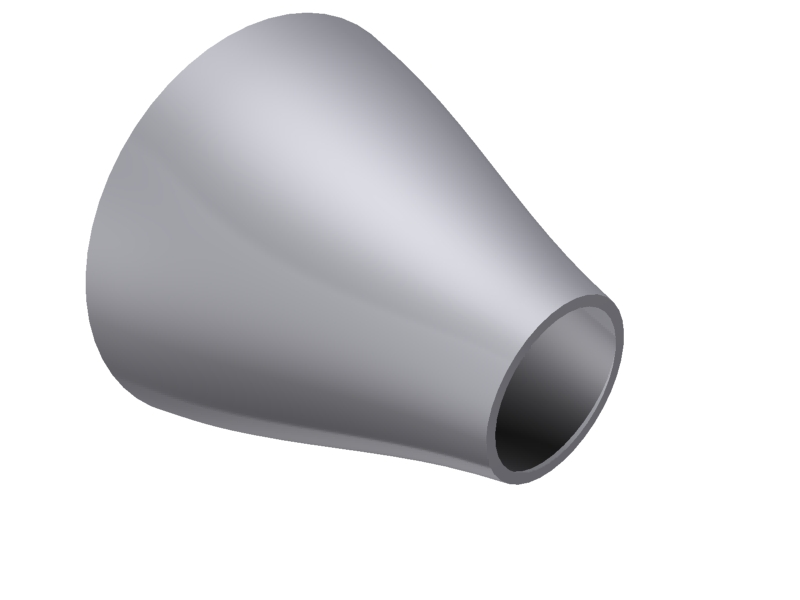 CONCENTRIC REDUCER 3'' x 1.1/2'' - Sch. STD B.W.::