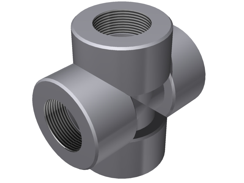 Crosse 1'' - 6000# NPT::