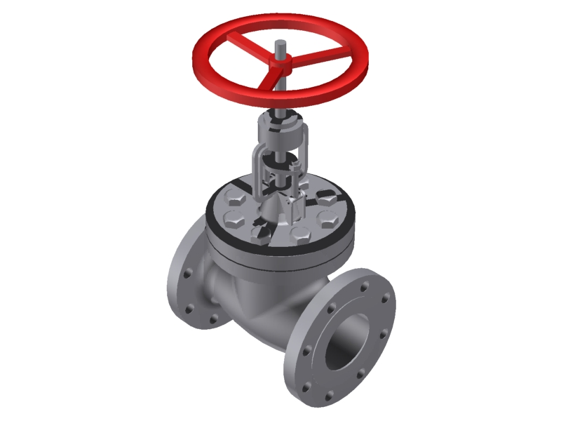 Globe Valve - 8''  150#  Flanged::