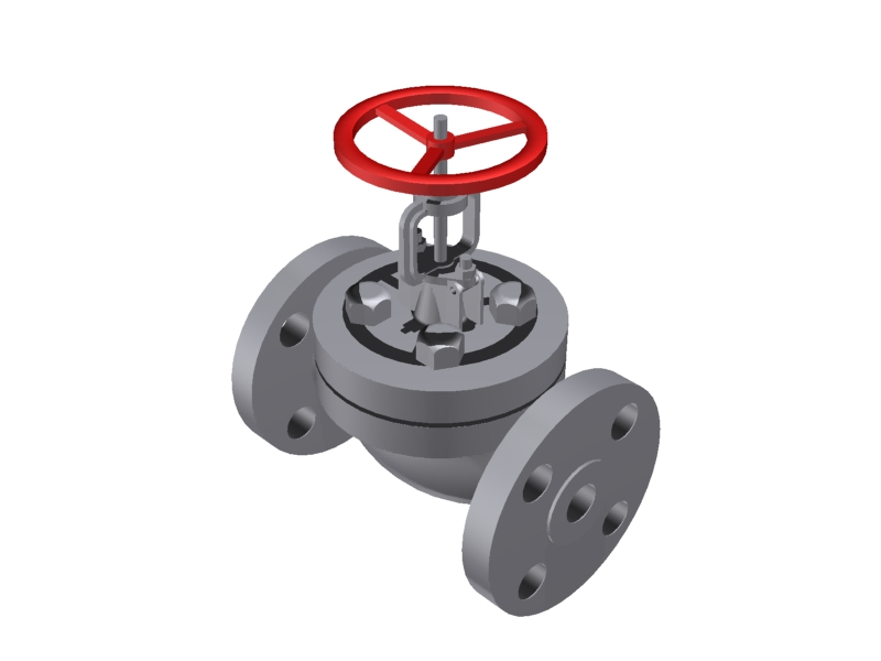 Globe Valve - 0.3/4''  300#  Flanged::