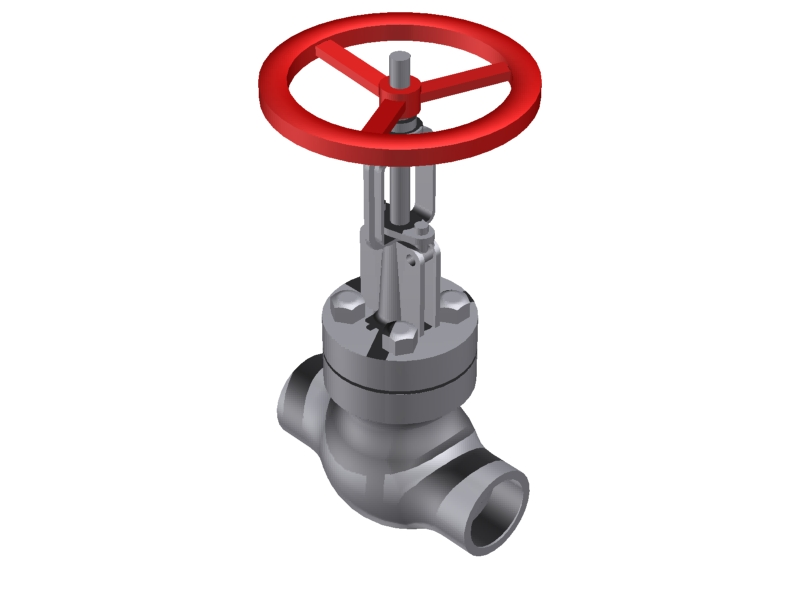 Globe Valve - 1'' 800# S.W.::