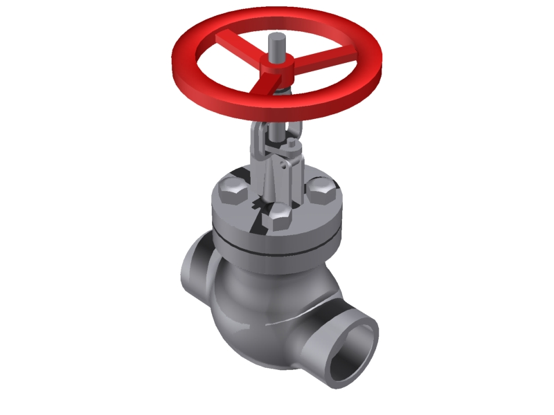 Globe Valve - 1.1/2'' 800# S.W.::