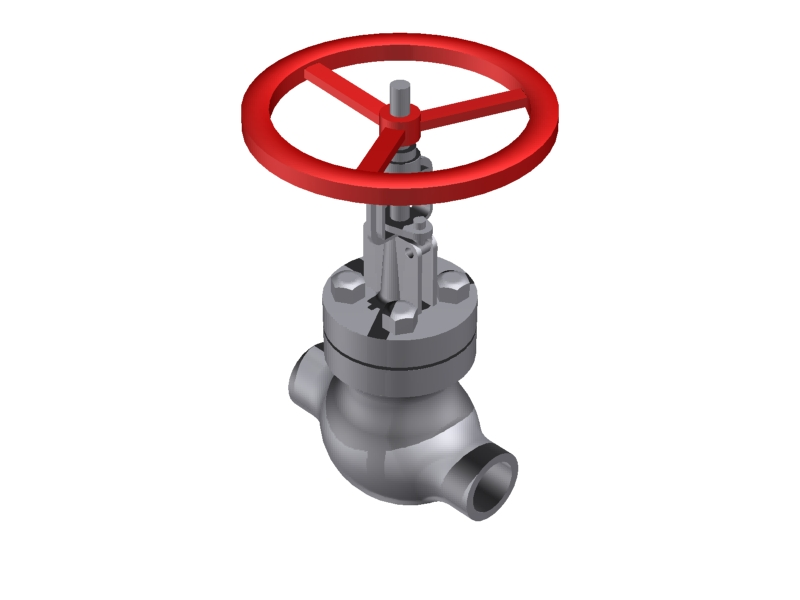 Globe Valve 1.1/4'' - 800#  B.W.::