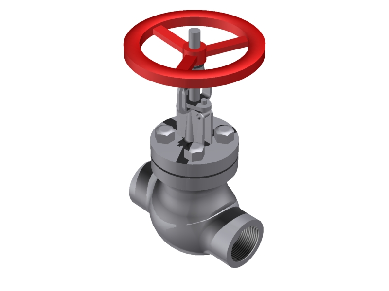 Globe Valve 1.1/2'' - 800#  SCRD::