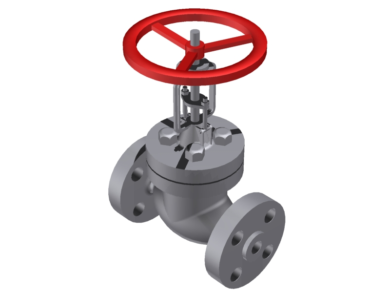 Globe Valve - 0.1/2''  1500#  Flanged::