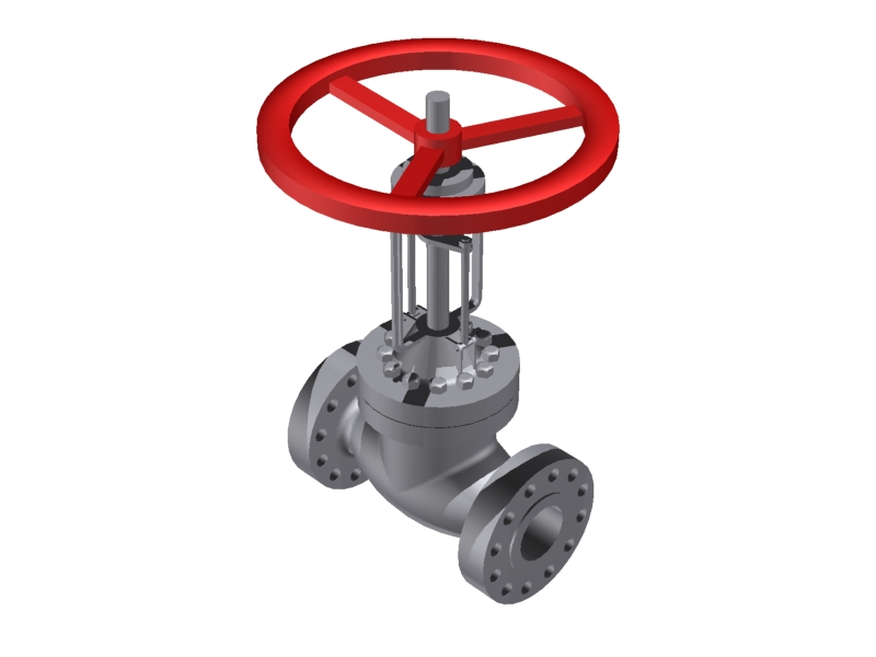 Globe Valve - 6''  1500#  Flanged::