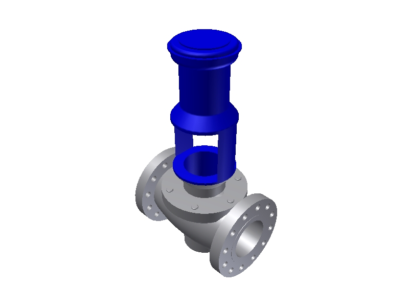 CONTROLE VALVE 8'' -300#  -657 Fisher type ACT70::