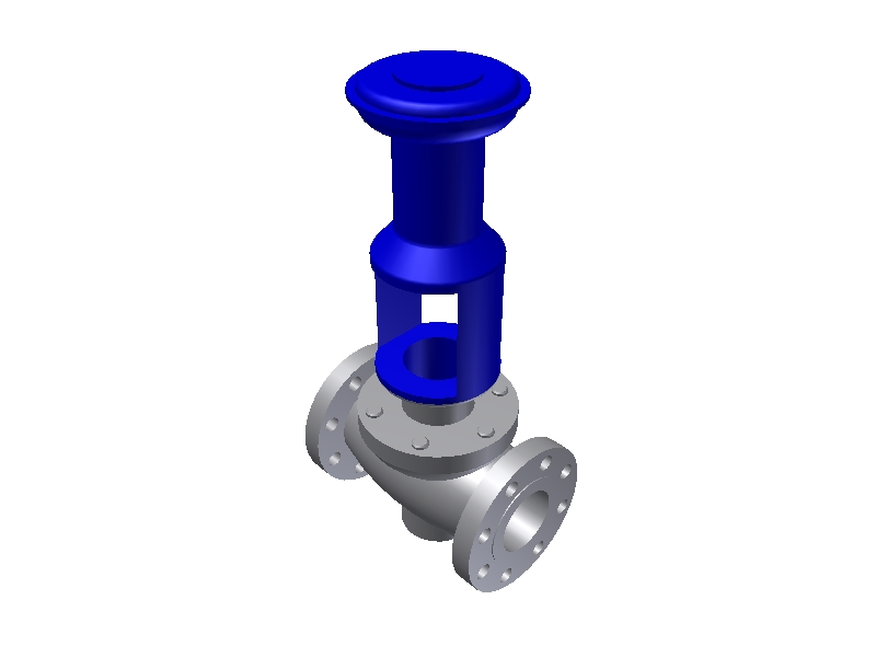 CONTROLE VALVE 2 1/2'' -600#  -657 Fisher type ACT40::