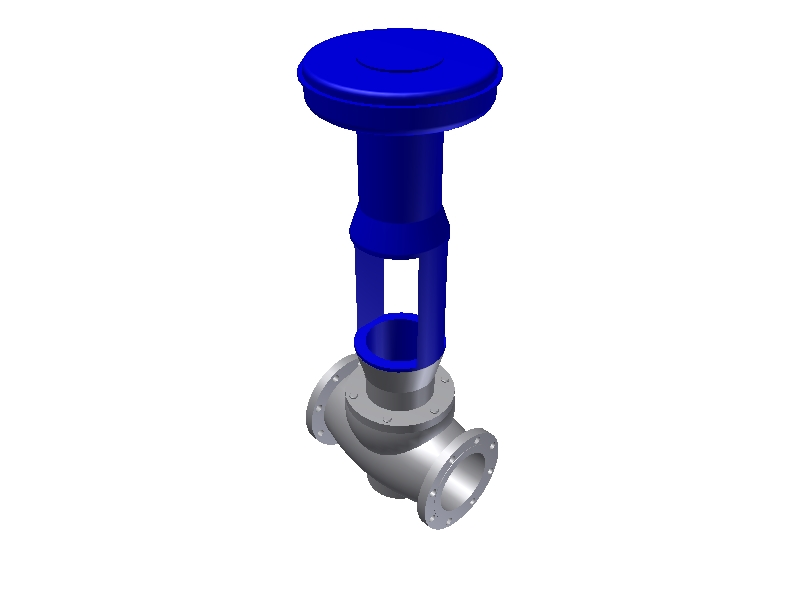 CONTROLE VALVE 8'' -150#  -667 Fisher type ACT70::