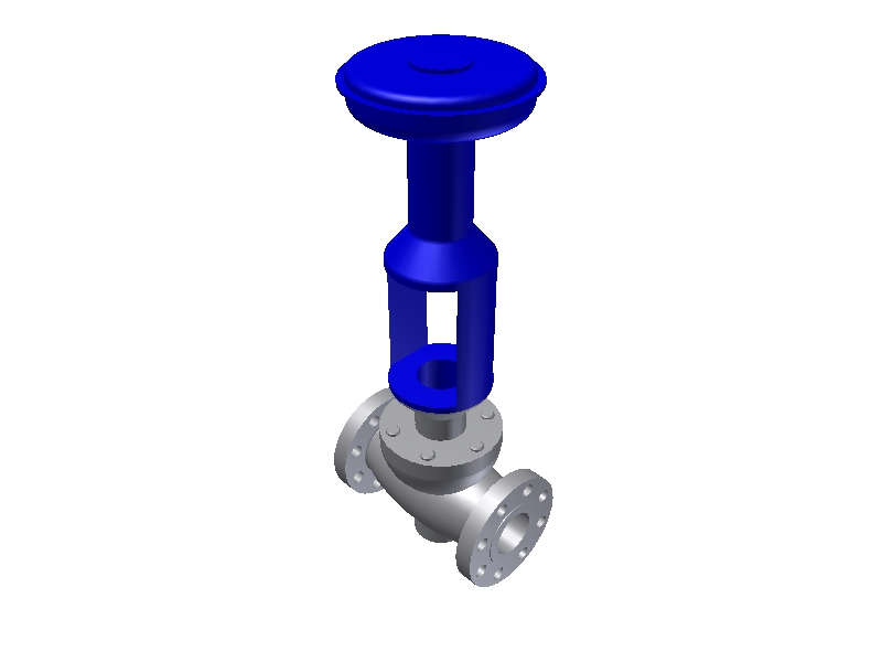 CONTROLE VALVE 3'' -600#  -667 Fisher type ACT45::