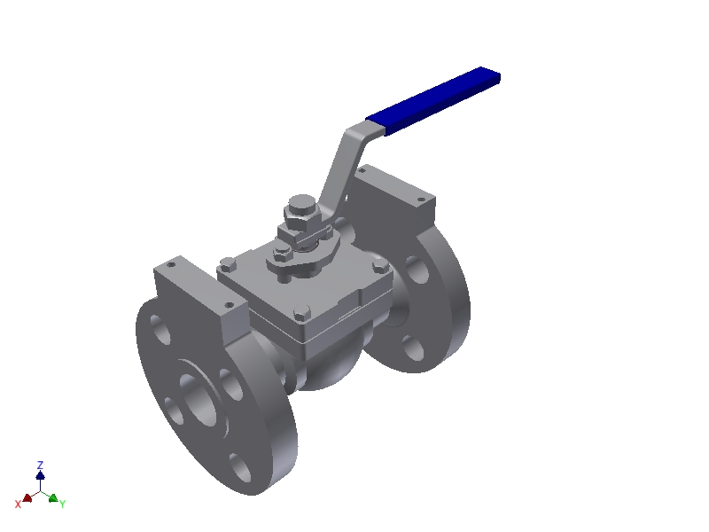 VELAN Ball Valve TOP-ENTRY FLANGED REGULAR PORT 1'' -300#::