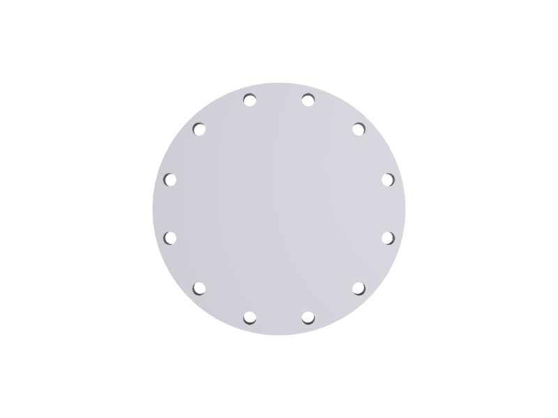 BLIND FLANGE  10'' - 150#::