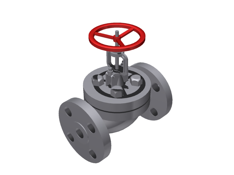 Globe Valve - 1''  300#  Flanged::
