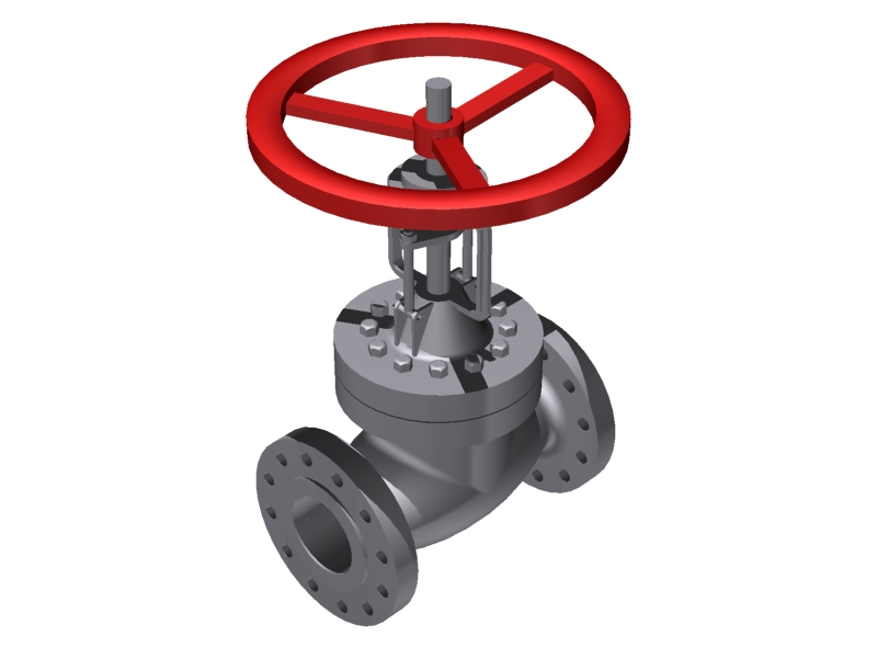 Globe Valve - 8''  600#  Flanged::