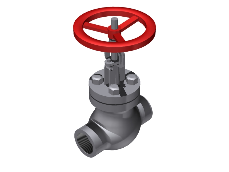 Globe Valve 1.1/2'' - 800#  SCRD::