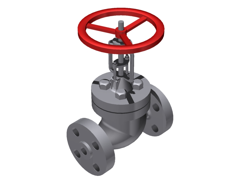 Globe Valve - 0.1/2''  1500#  Flanged::