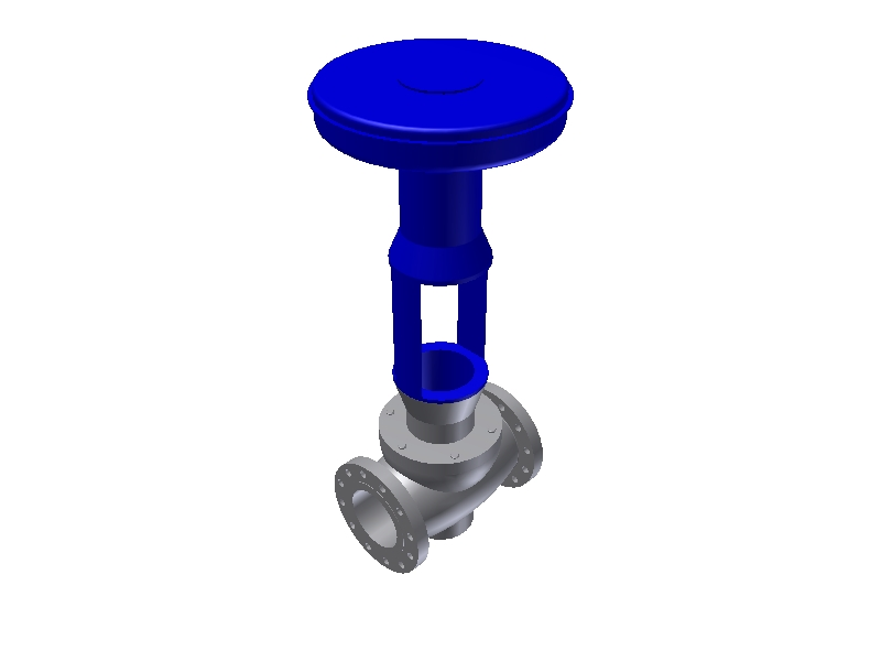 CONTROLE VALVE 8'' -600#  -657 Fisher type ACT70::