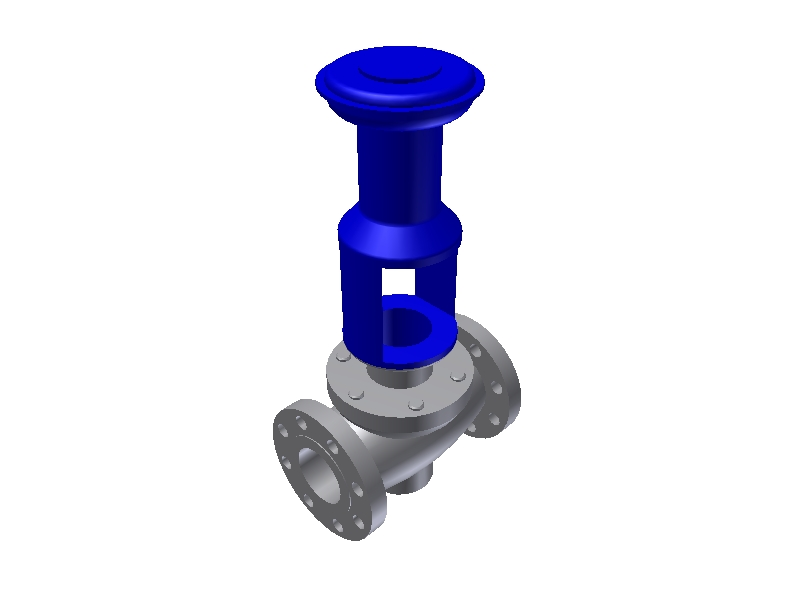 CONTROLE VALVE 2 1/2'' -600#  -657 Fisher type ACT40::