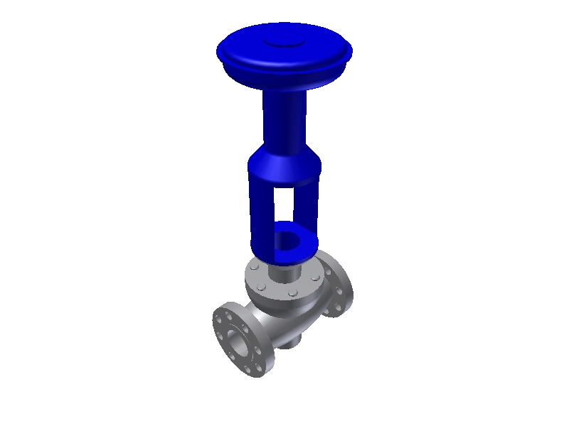 CONTROLE VALVE 4'' -300#  -667 Fisher type ACT45::