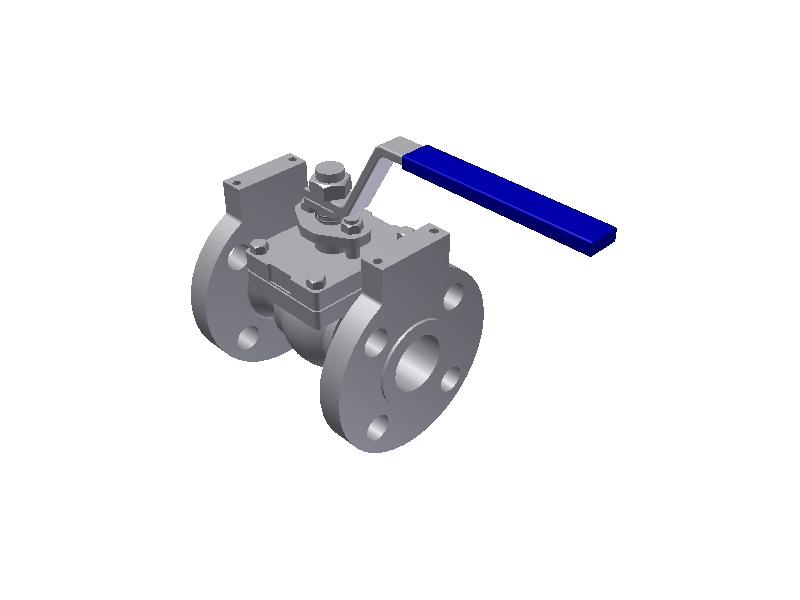 VELAN Ball Valve TOP-ENTRY FLANGED REGULAR PORT 1/2'' -150#::