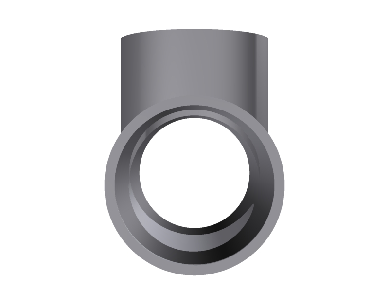 STRAIGTH TEE 3.1/2'' Sch. STD B.W.::