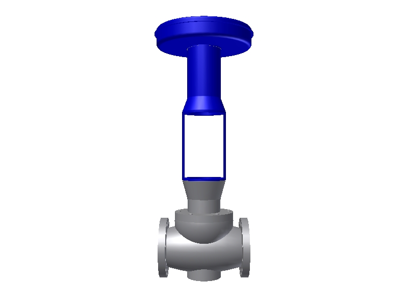 CONTROLE VALVE 6'' -300#  -667 Fisher type ACT70::