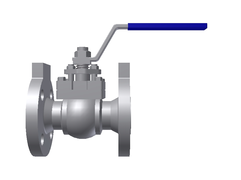 VELAN Ball Valve TOP-ENTRY FLANGED REGULAR PORT 1/2'' -150#::