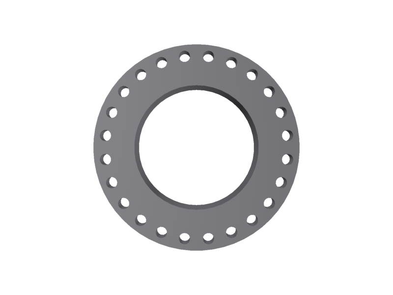 WN FLANGE  24'' - 600# - bore: Sch. STD::