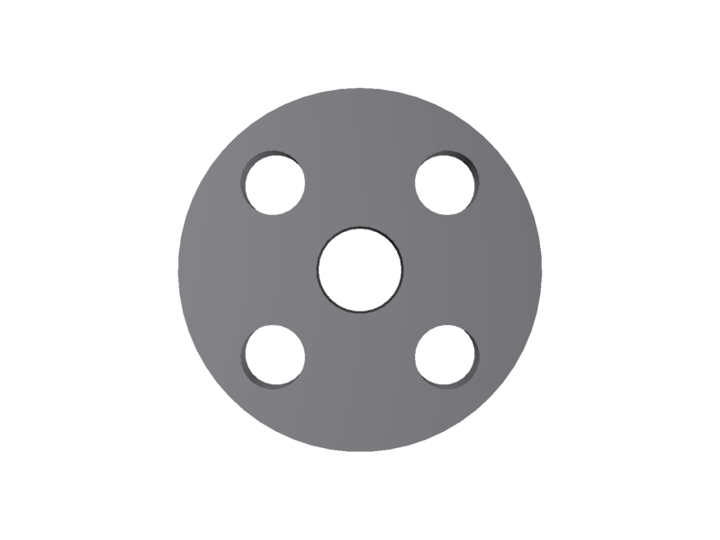 Threaded Flange 1'' - 300#::