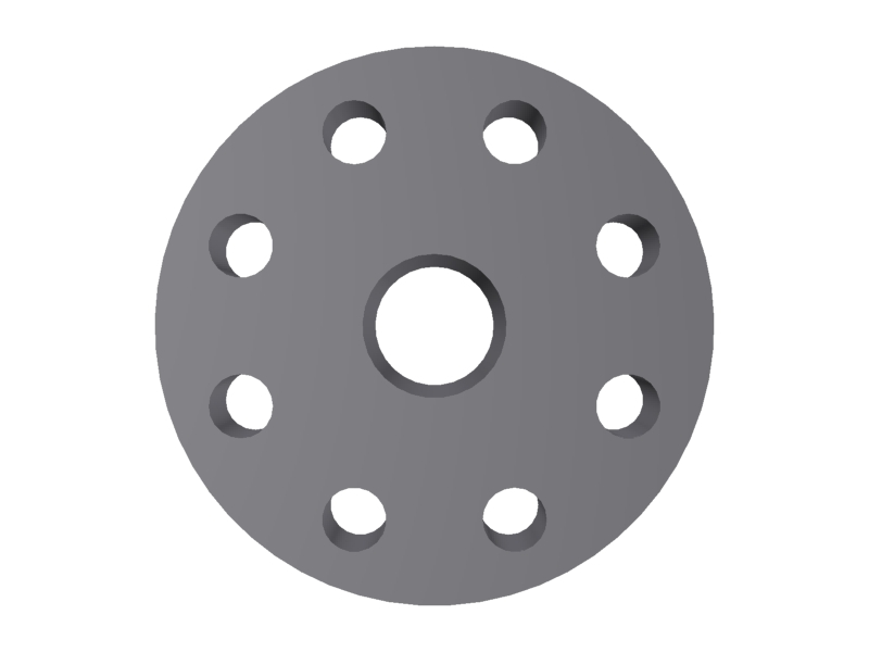 WN Flange  5'' - 2500# - bore: Sch. STD::